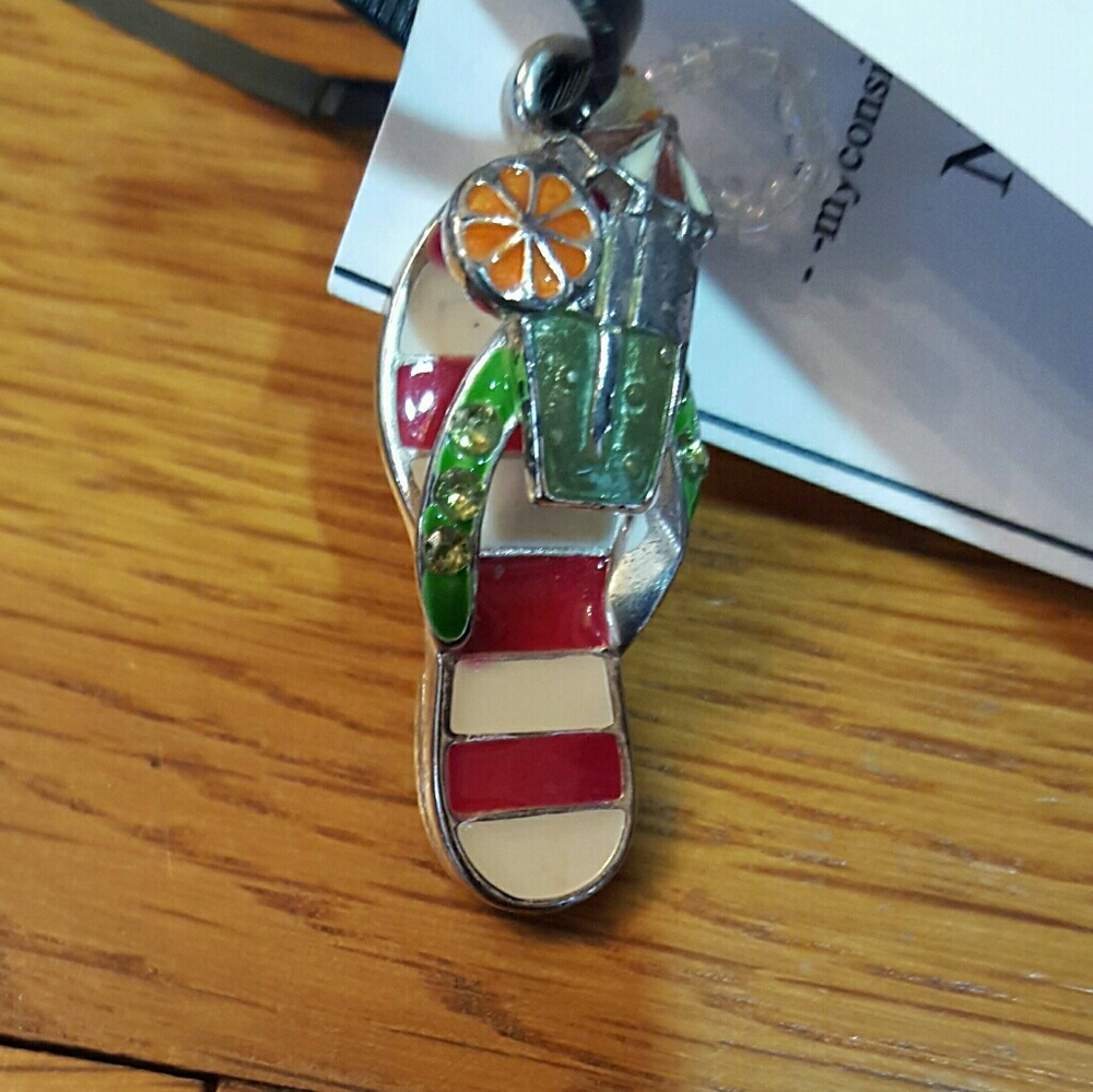 Flip flop charm or pendant